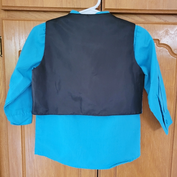 Andrew Fezza 2 Peice Blue Shirt and Vest. Size: 18 Months - Picture 3 of 3